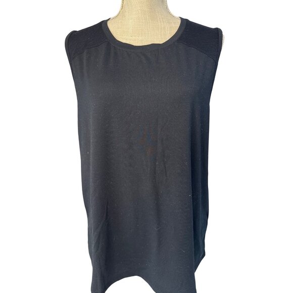 Mondetta Womens Sleeveless Black Athletic Top XL - Picture 1 of 10